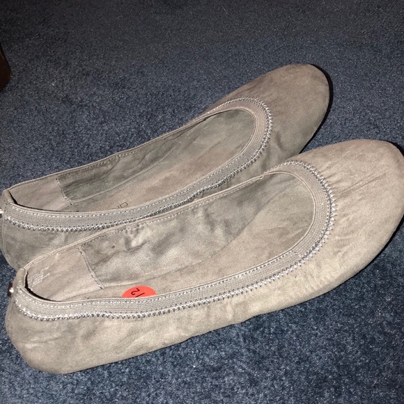 Suede Flats - Picture 1 of 2